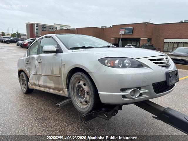 Продажа на аукционе авто 2005 Mazda 3 Mazda Gt, vin: JM1BK123851322256, номер лота: 20266259