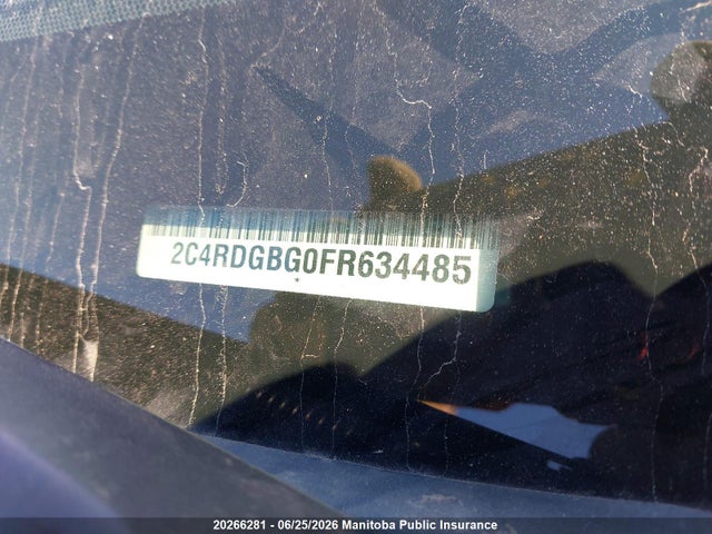 Dodge Grand Caravan Sxt 2015 2C4RDGBG0FR634485 Image 8