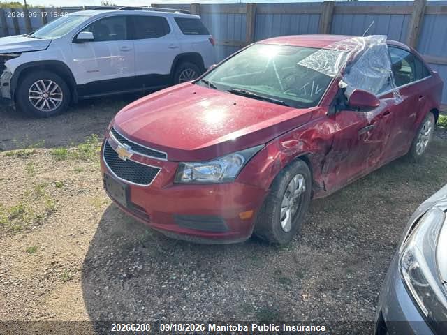 2012 Chevrolet Cruze Lt Turbo მანქანა იყიდება აუქციონზე, vin: 1G1PF5SC3C7374012, აუქციონის ნომერი: 20266288