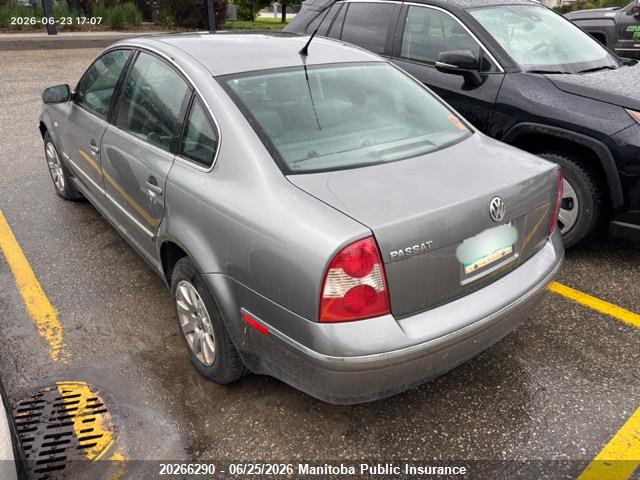 20266290 :رقم المزاد ، WVWPD63B23P036495 vin ، 2003 Volkswagen Passat Gls مزاد بيع