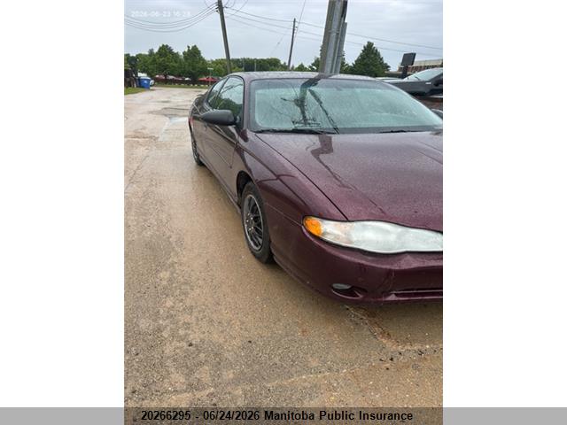 Продаж на аукціоні авто 2003 Chevrolet Monte Carlo Ss, vin: 2G1WX12K439365746, номер лоту: 20266295