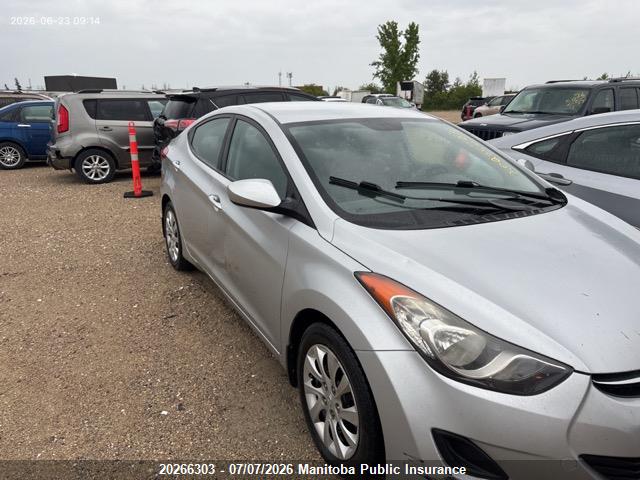 Продаж на аукціоні авто 2012 Hyundai Elantra Gl, vin: 5NPDH4AE7CH068296, номер лоту: 20266303