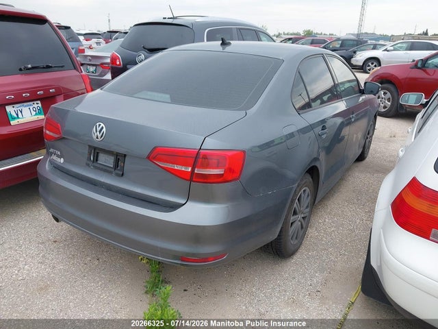 2015 Volkswagen Jetta 2.0 მანქანა იყიდება აუქციონზე, vin: 3VW2K7AJ0FM257391, აუქციონის ნომერი: 20266325