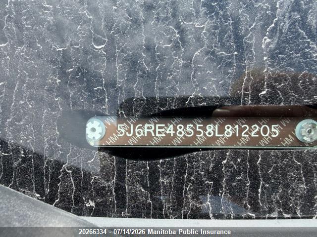 Aukcja sprzedaży 2008 Honda Cr-v Ex, vin: 5J6RE48558L812205, numer aukcji: 20266334