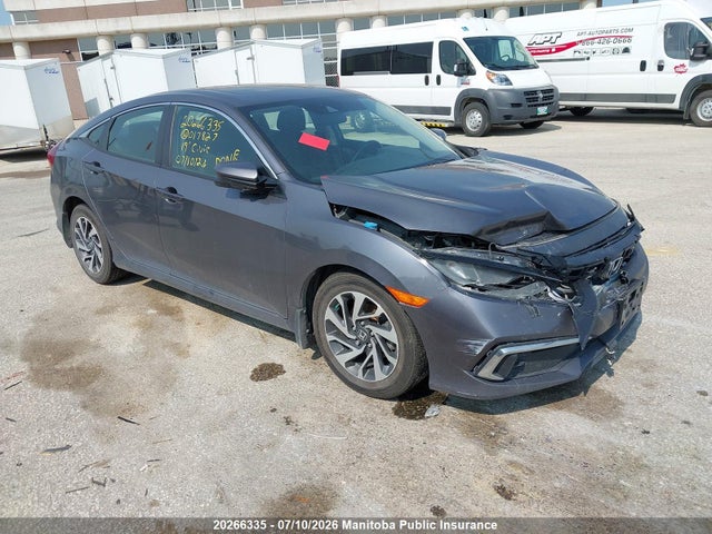 2019 Honda Civic Ex მანქანა იყიდება აუქციონზე, vin: 2HGFC2F71KH017827, აუქციონის ნომერი: 20266335