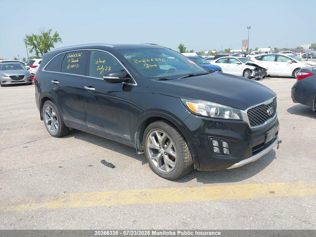 20266336 :رقم المزاد ، 5XYPKDA53HG281131 vin ، 2017 Kia Sorento Sx V6 مزاد بيع