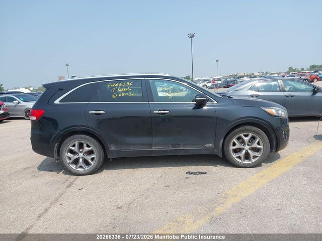 20266336 :رقم المزاد ، 5XYPKDA53HG281131 vin ، 2017 Kia Sorento Sx V6 مزاد بيع