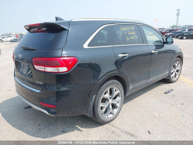 20266336 :رقم المزاد ، 5XYPKDA53HG281131 vin ، 2017 Kia Sorento Sx V6 مزاد بيع