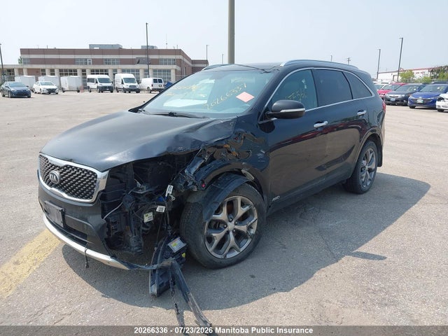 20266336 :رقم المزاد ، 5XYPKDA53HG281131 vin ، 2017 Kia Sorento Sx V6 مزاد بيع