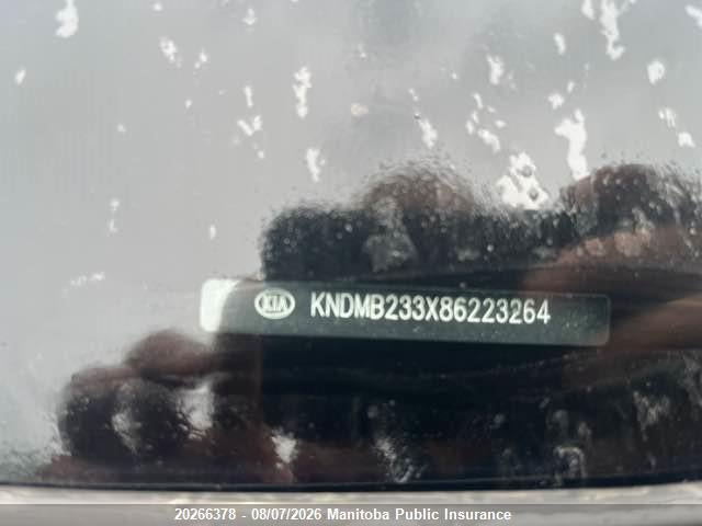 Продажа на аукционе авто 2008 Kia Sedona Lx, vin: KNDMB233X86223264, номер лота: 20266378