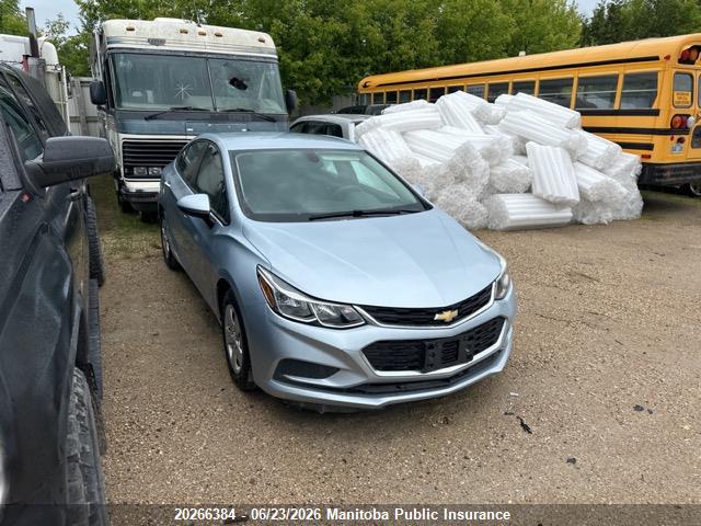 Chevrolet Cruze Ls Turbo 2017 3G1BC5SM6HS593485 zdjęcie główne