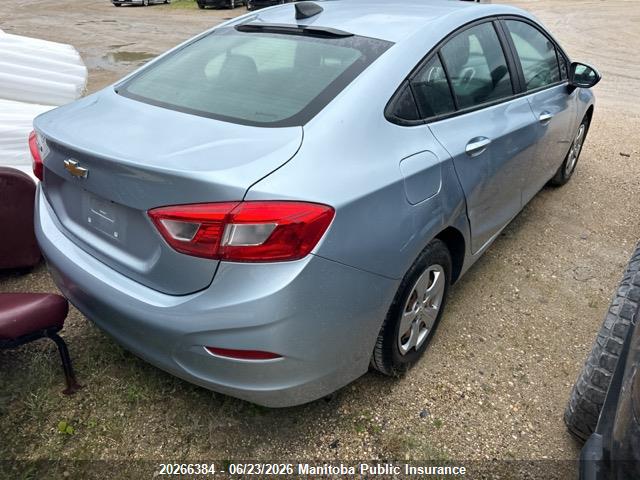 Продажа на аукционе авто 2017 Chevrolet Cruze Ls Turbo, vin: 3G1BC5SM6HS593485, номер лота: 20266384