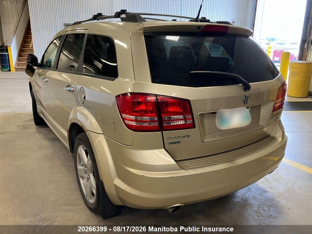 20266399 :رقم المزاد ، 3D4PH6FV9AT109657 vin ، 2010 Dodge Journey R/t مزاد بيع