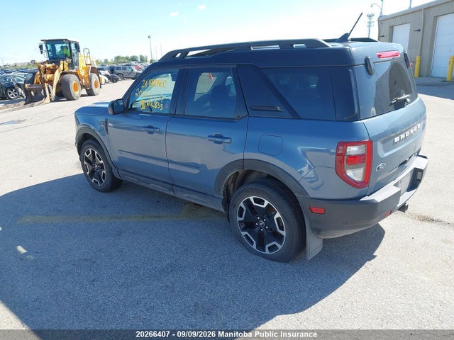 20266407 :رقم المزاد ، 3FMCR9C65RRE12835 vin ، 2024 Ford Bronco Sport Outer Banks مزاد بيع