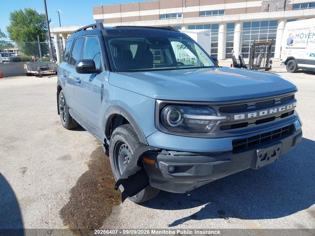 20266407 :رقم المزاد ، 3FMCR9C65RRE12835 vin ، 2024 Ford Bronco Sport Outer Banks مزاد بيع