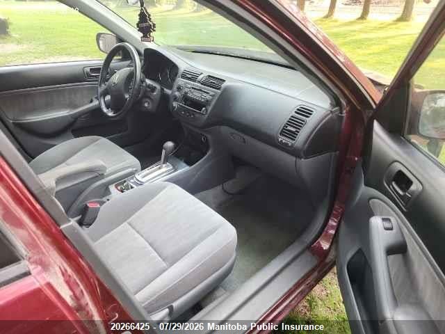Aukcja sprzedaży 2003 Honda Civic Lx, vin: 2HGES16863H935432, numer aukcji: 20266425