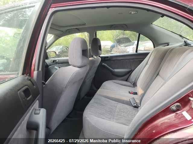 Aukcja sprzedaży 2003 Honda Civic Lx, vin: 2HGES16863H935432, numer aukcji: 20266425