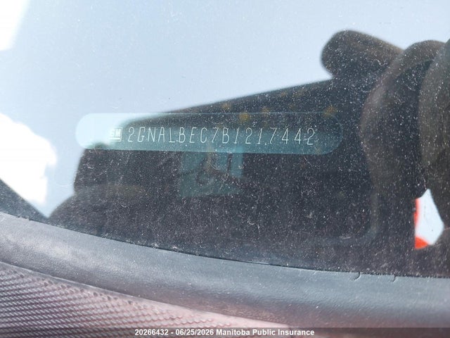 Aukcja sprzedaży 2011 Chevrolet Equinox Ls, vin: 2GNALBEC7B1217442, numer aukcji: 20266432