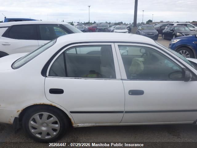 Продаж на аукціоні авто 2001 Toyota Corolla Ce, vin: 2T1BR12E71C831807, номер лоту: 20266447