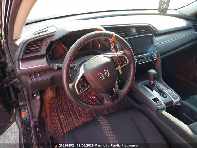Honda Civic Lx 2019 2HGFC2F58KH040052 Image 11