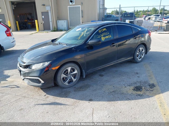 Honda Civic Lx 2019 2HGFC2F58KH040052 Image 2