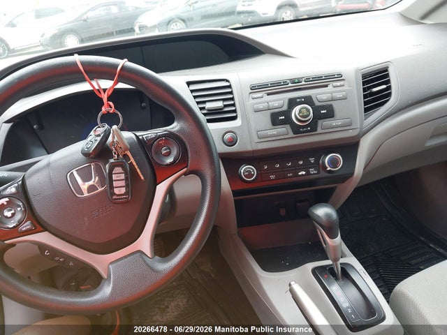 2012 Honda Civic Lx მანქანა იყიდება აუქციონზე, vin: 2HGFB2F46CH012021, აუქციონის ნომერი: 20266478