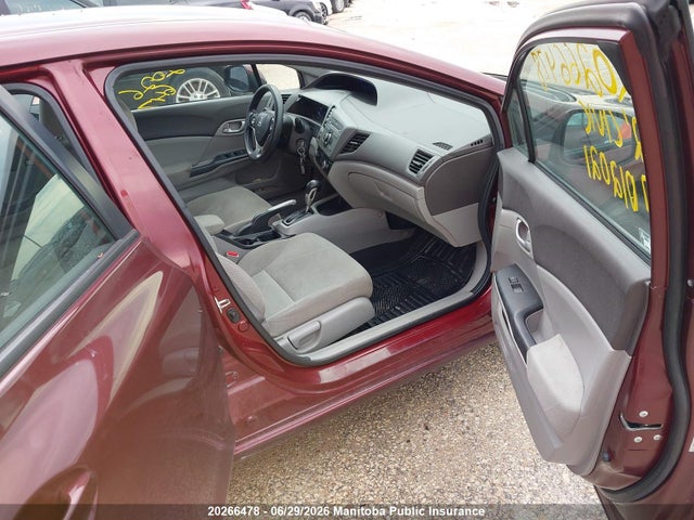 2012 Honda Civic Lx მანქანა იყიდება აუქციონზე, vin: 2HGFB2F46CH012021, აუქციონის ნომერი: 20266478