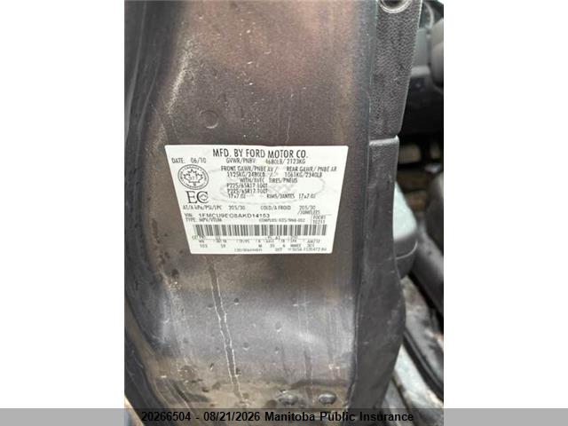 Продажа на аукционе авто 2010 Ford Escape Limited V6, vin: 1FMCU9EG8AKD14153, номер лота: 20266504