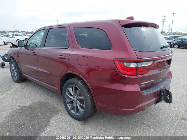 1C4RDJDGXHC638923 Dodge DURANGO GT