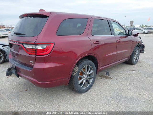 1C4RDJDGXHC638923 Dodge DURANGO GT