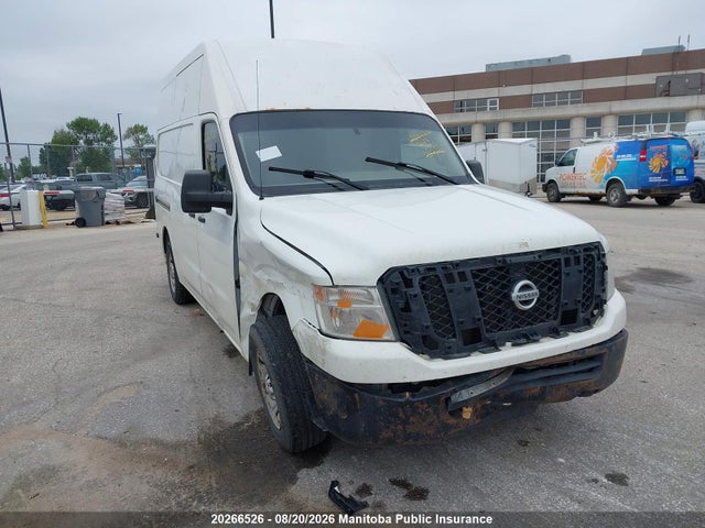 2012 Nissan Nv 2500 S V8 Cargo Van მანქანა იყიდება აუქციონზე, vin: 1N6AF0LY4CN106301, აუქციონის ნომერი: 20266526