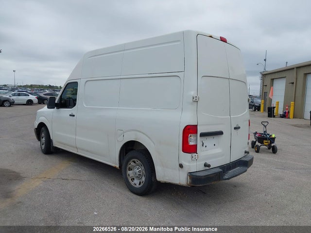 2012 Nissan Nv 2500 S V8 Cargo Van მანქანა იყიდება აუქციონზე, vin: 1N6AF0LY4CN106301, აუქციონის ნომერი: 20266526