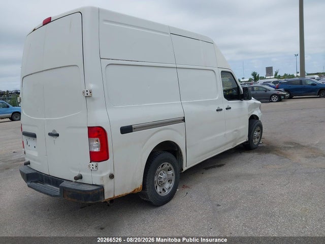 2012 Nissan Nv 2500 S V8 Cargo Van მანქანა იყიდება აუქციონზე, vin: 1N6AF0LY4CN106301, აუქციონის ნომერი: 20266526
