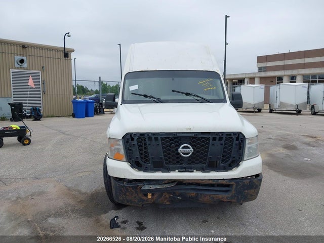 2012 Nissan Nv 2500 S V8 Cargo Van მანქანა იყიდება აუქციონზე, vin: 1N6AF0LY4CN106301, აუქციონის ნომერი: 20266526