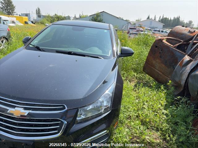 20266545 :رقم المزاد ، 1G1PC5SB5F7238954 vin ، 2015 Chevrolet Cruze Lt Turbo مزاد بيع