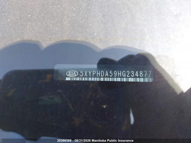 KIA Sorento Ex V6 2017 5XYPHDA59HG234877 Image 9