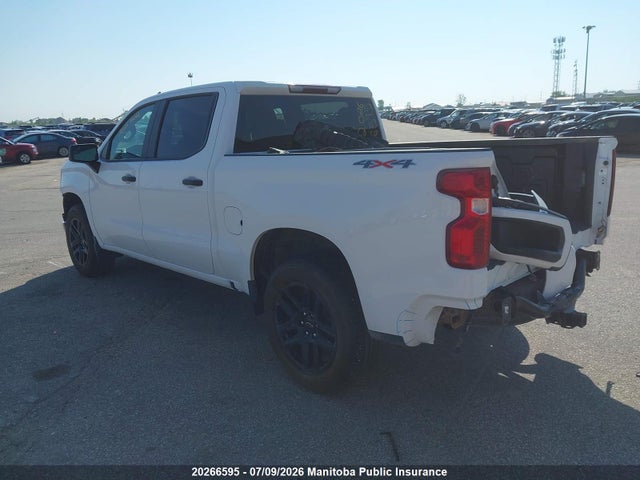 20266595 :رقم المزاد ، 1GCPDBEK8NZ594252 vin ، 2022 Chevrolet Silverado 1500 Custom Crew Cab مزاد بيع