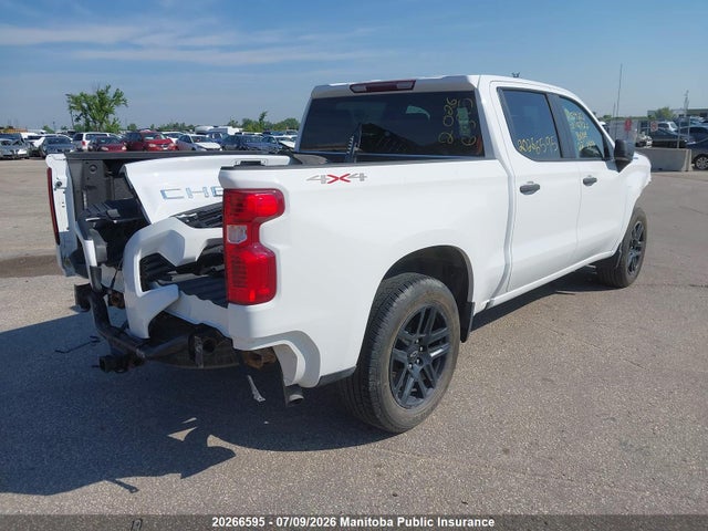 20266595 :رقم المزاد ، 1GCPDBEK8NZ594252 vin ، 2022 Chevrolet Silverado 1500 Custom Crew Cab مزاد بيع