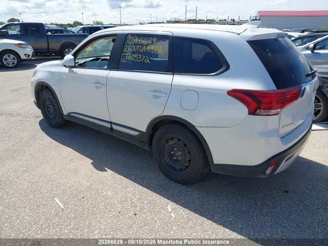 20266629 :رقم المزاد ، JA4AZ2A32LZ605372 vin ، 2020 Mitsubishi Outlander Es مزاد بيع