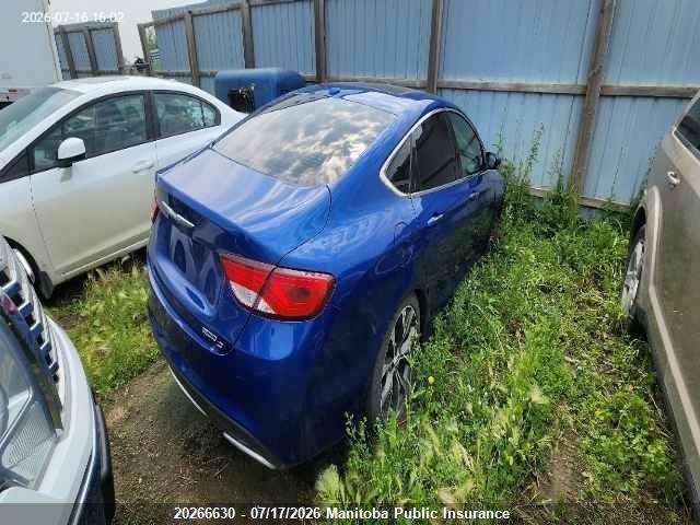 Chrysler 200 C V6 2015 1C3CCCCG6FN507323 Image 4