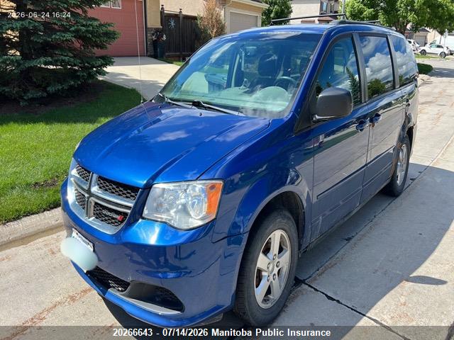 Auction sale of the 2011 Dodge Grand Caravan Sxt, vin: 2D4RN4DG9BR653252, lot number: 20266643