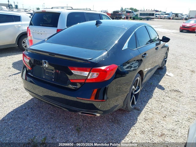 2019 Honda Accord Sport მანქანა იყიდება აუქციონზე, vin: 1HGCV1F37KA807362, აუქციონის ნომერი: 20266650