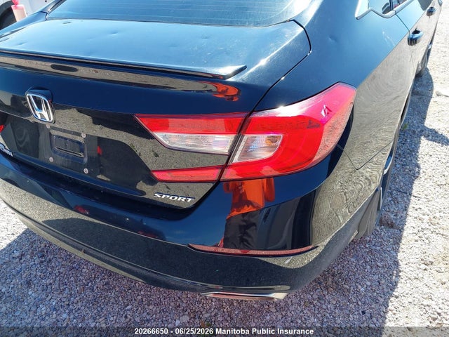2019 Honda Accord Sport მანქანა იყიდება აუქციონზე, vin: 1HGCV1F37KA807362, აუქციონის ნომერი: 20266650