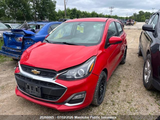 20266665 :رقم المزاد ، KL8CD6SA2KC728942 vin ، 2019 Chevrolet Spark Lt مزاد بيع