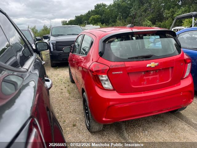20266665 :رقم المزاد ، KL8CD6SA2KC728942 vin ، 2019 Chevrolet Spark Lt مزاد بيع