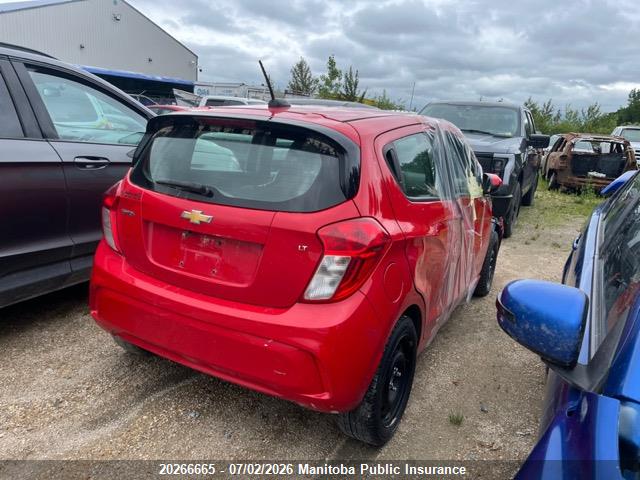 20266665 :رقم المزاد ، KL8CD6SA2KC728942 vin ، 2019 Chevrolet Spark Lt مزاد بيع