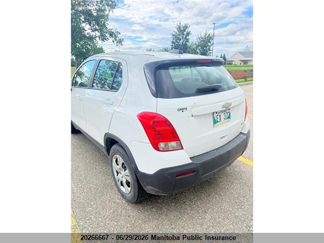 Aukcja sprzedaży 2015 Chevrolet Trax Ls, vin: 3GNCJKSB4FL200001, numer aukcji: 20266667