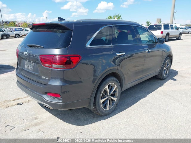 2019 Kia Sorento Ex V6 მანქანა იყიდება აუქციონზე, vin: 5XYPHDA56KG492720, აუქციონის ნომერი: 20266671