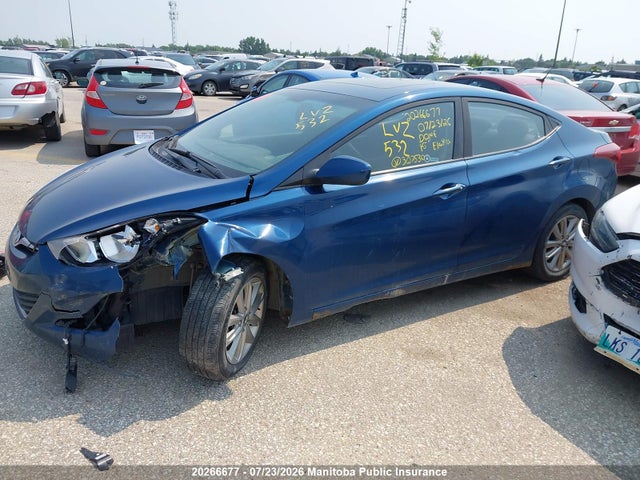 Aukcja sprzedaży 2015 Hyundai Elantra Gl, vin: KMHDH4AE5FU307530, numer aukcji: 20266677