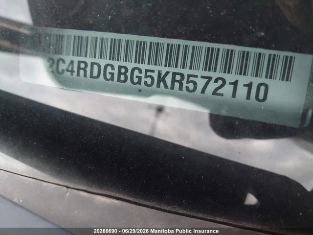 Dodge Grand Caravan Cvp 2019 2C4RDGBG5KR572110 Image 9